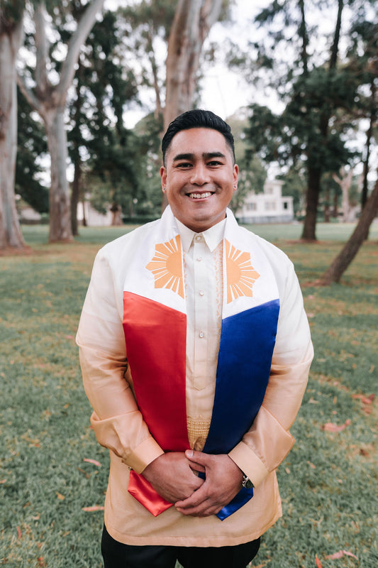 GRADUATION STOLE - TOP EMBROIDERY